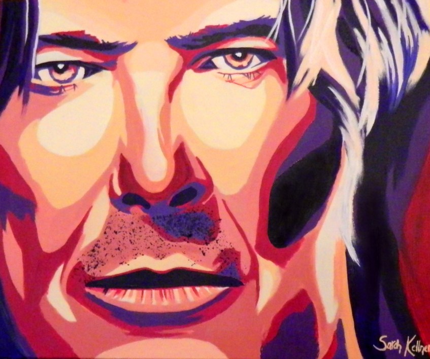 David Bowie, David Bowie painting